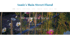 Desktop Screenshot of anniesmainstreetfloral.com