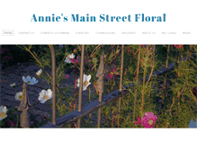 Tablet Screenshot of anniesmainstreetfloral.com